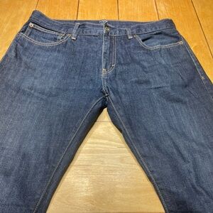 J. Crew The Driggs Selvedge Jeans Size 32x30 Dark Wash Denim